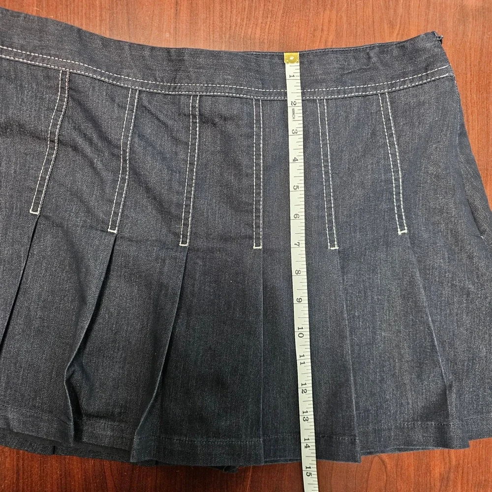 Zara pleated denim